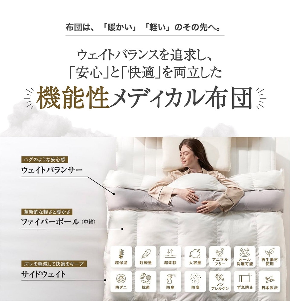 楽天市場】[BRAIN SLEEP] ブレインスリープ コンフォーター ウェイト