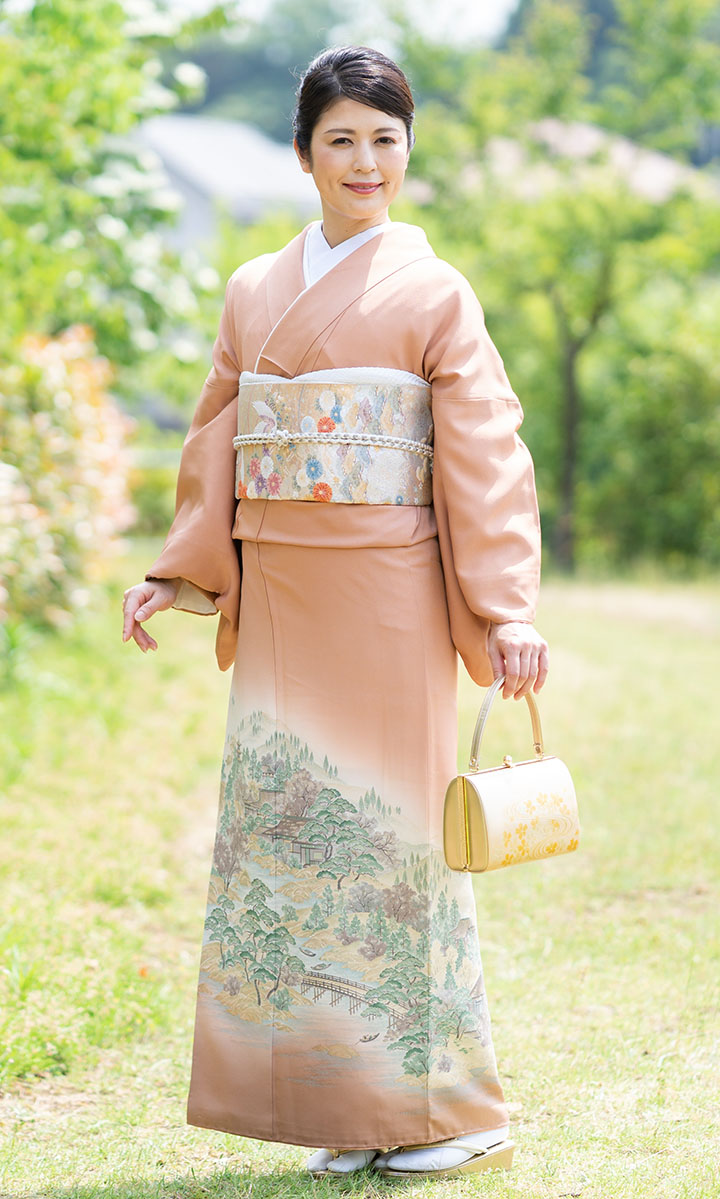 楽天市場】【レンタル 高級正絹 色留袖 フルセットレンタル】色留袖 緋