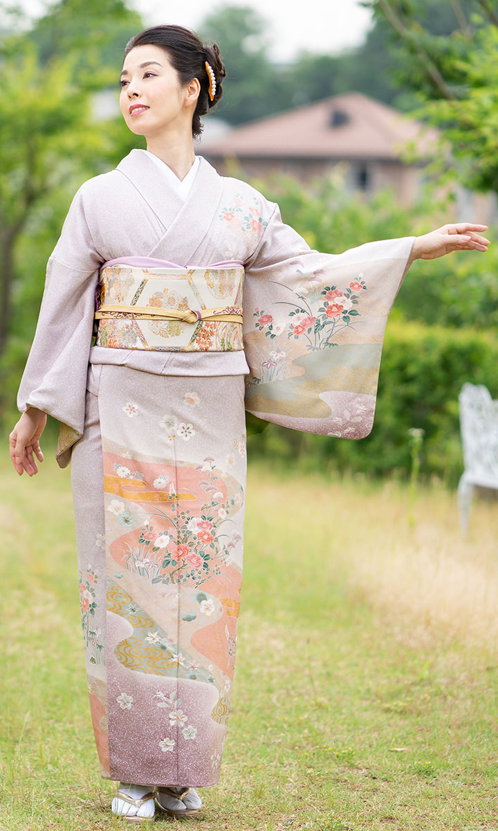 楽天市場】【レンタル】高級正絹 訪問着 フルセットレンタル 訪問着 紅