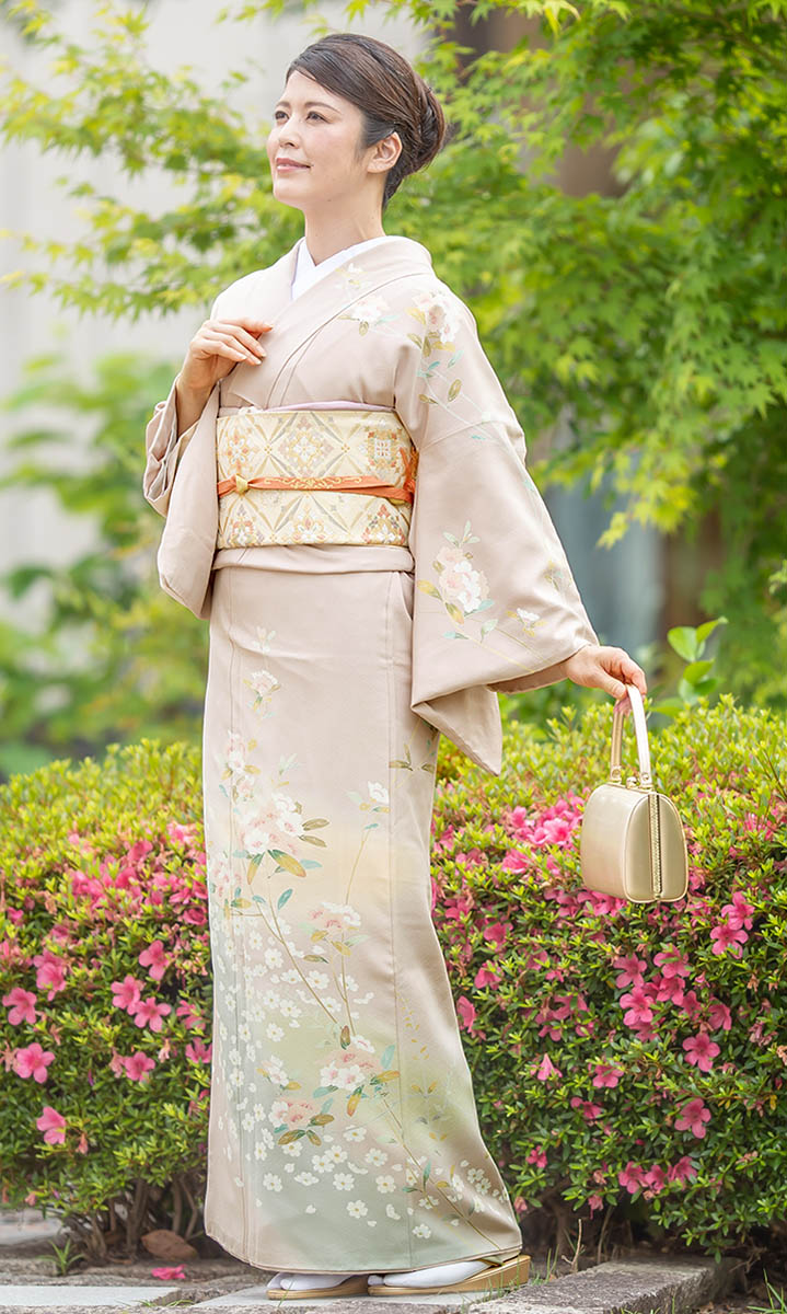 楽天市場】【レンタル】高級正絹 訪問着 フルセットレンタル訪問着