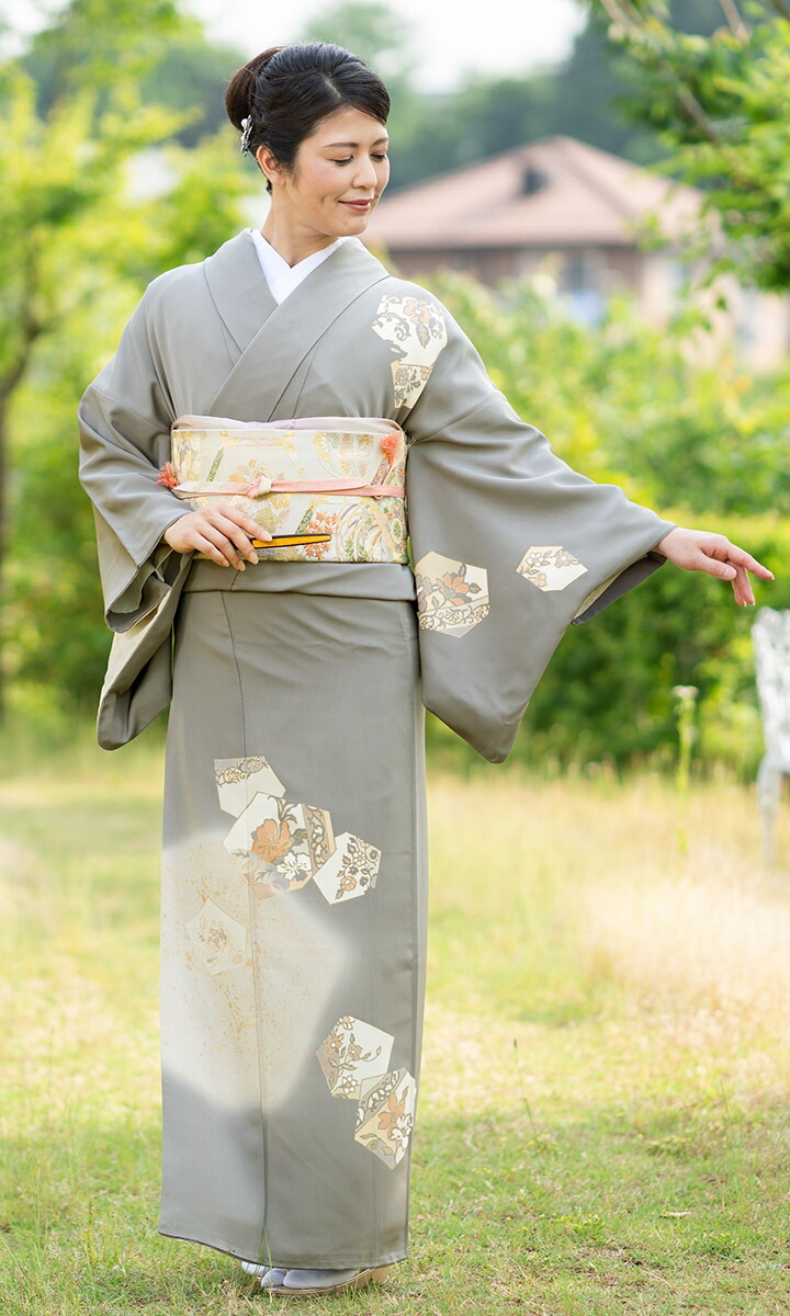 楽天市場】【レンタル】高級正絹 訪問着 フルセットレンタル訪問着