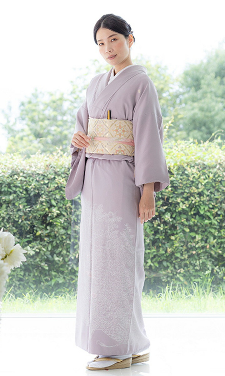 楽天市場】【レンタル 高級正絹 色留袖 フルセットレンタル】留袖 藤色