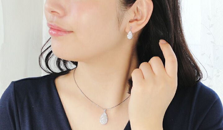 楽天市場】pt900【1.5ctUP】ティアドロップモチーフ ダイヤモンド