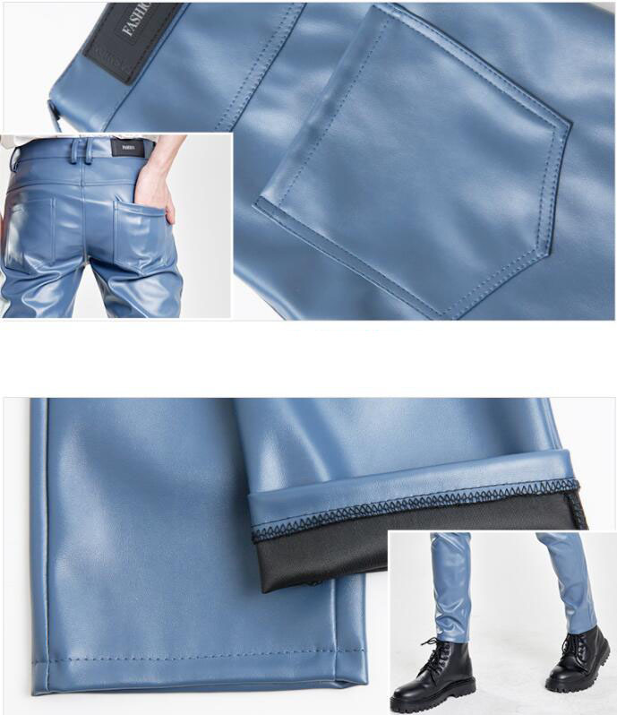 楽天市場】レザーパンツ メンズ舞台衣装ステージ衣装 PU革ズボン 社交