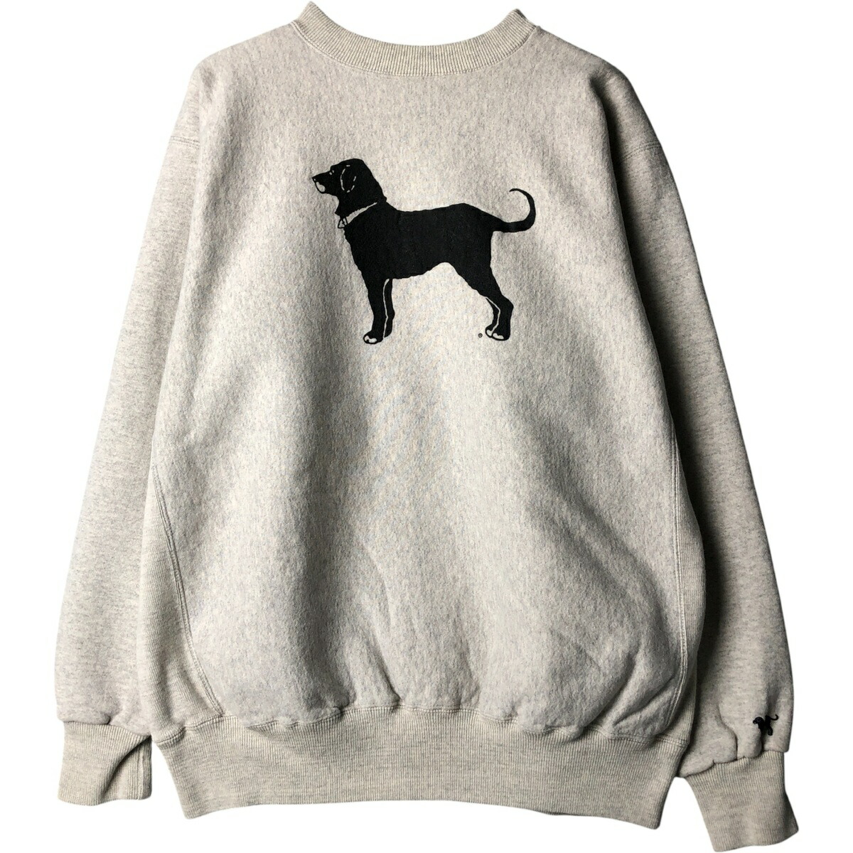 古着 90年代 The Black Dog 犬柄 アニマル スウェットシャツ