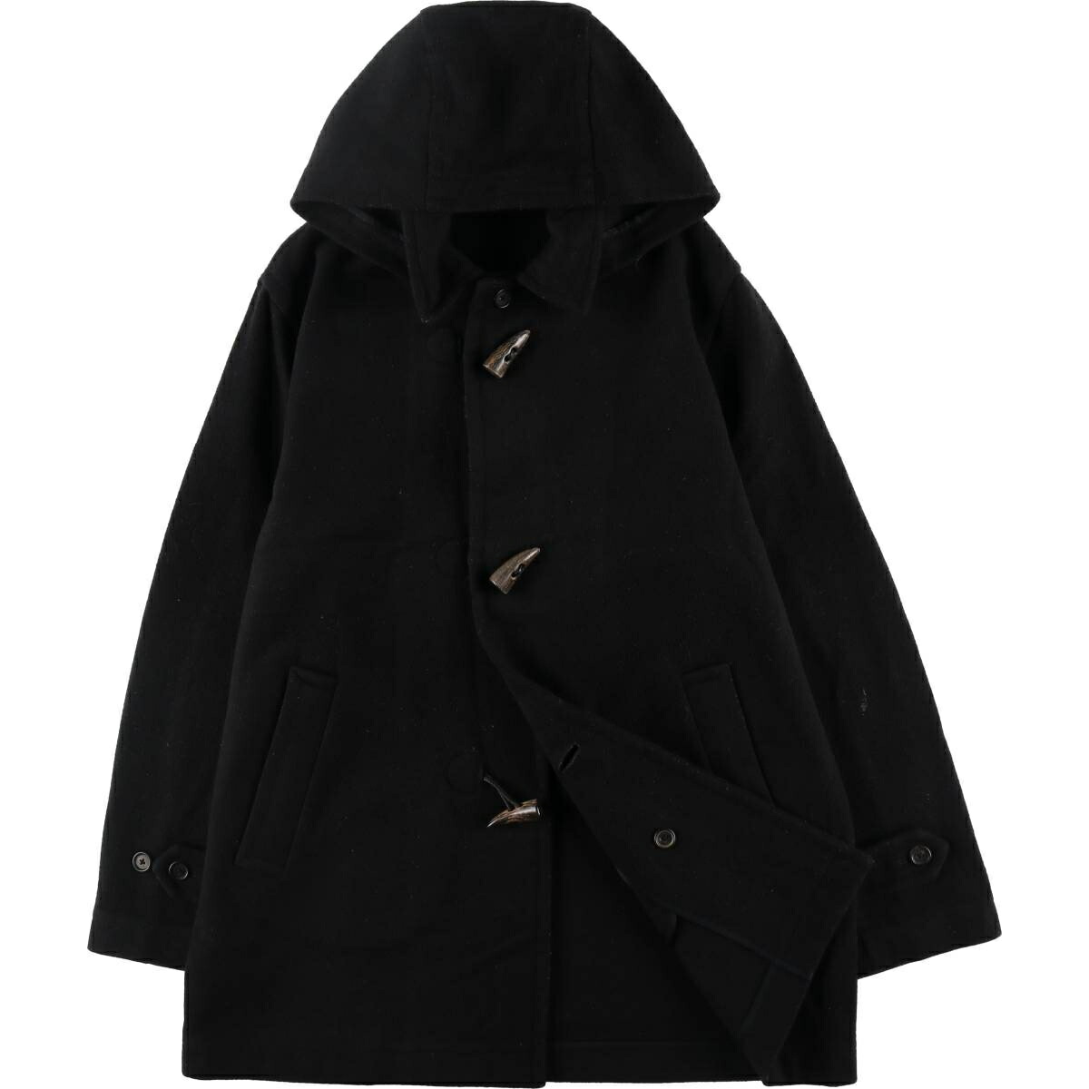 Polo by Ralph Lauren 黒 ダッフルコート LLサイズ 古着 ラルフ