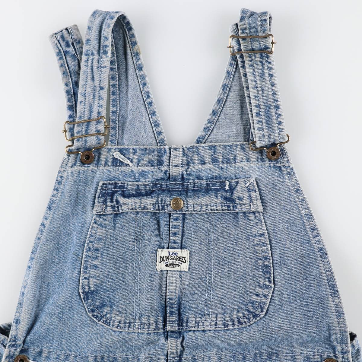 古着 90年代 リー Lee DUNGAREES デニムオーバーオール USA製 メンズ