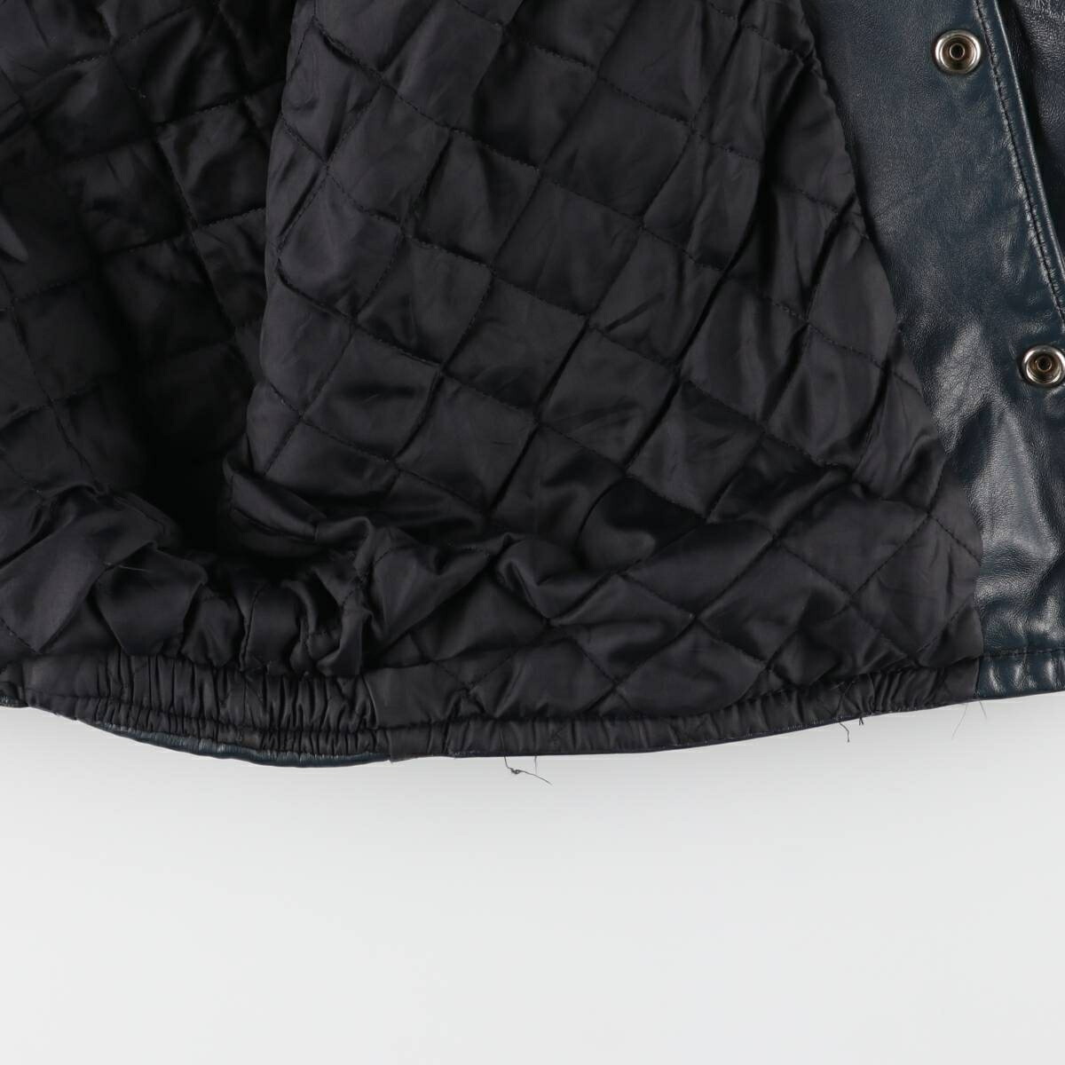 古着 80～90年代 EXPORT LEATHER GARMENTS LTD 襟付き オールレザー