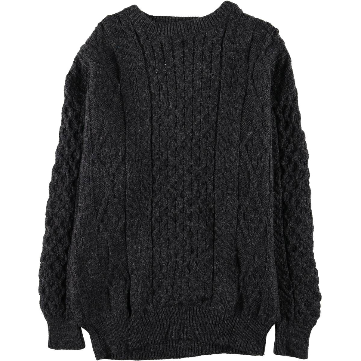 古着 80年代 ARAN SWEATER MARKET フィッシャーマン アランニット