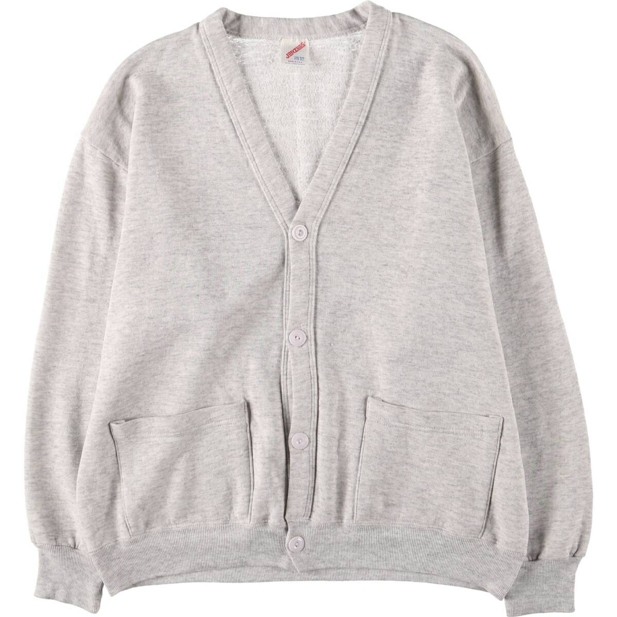 古着 90年代 ジャージーズ Jerzees スウェット カーディガン USA製