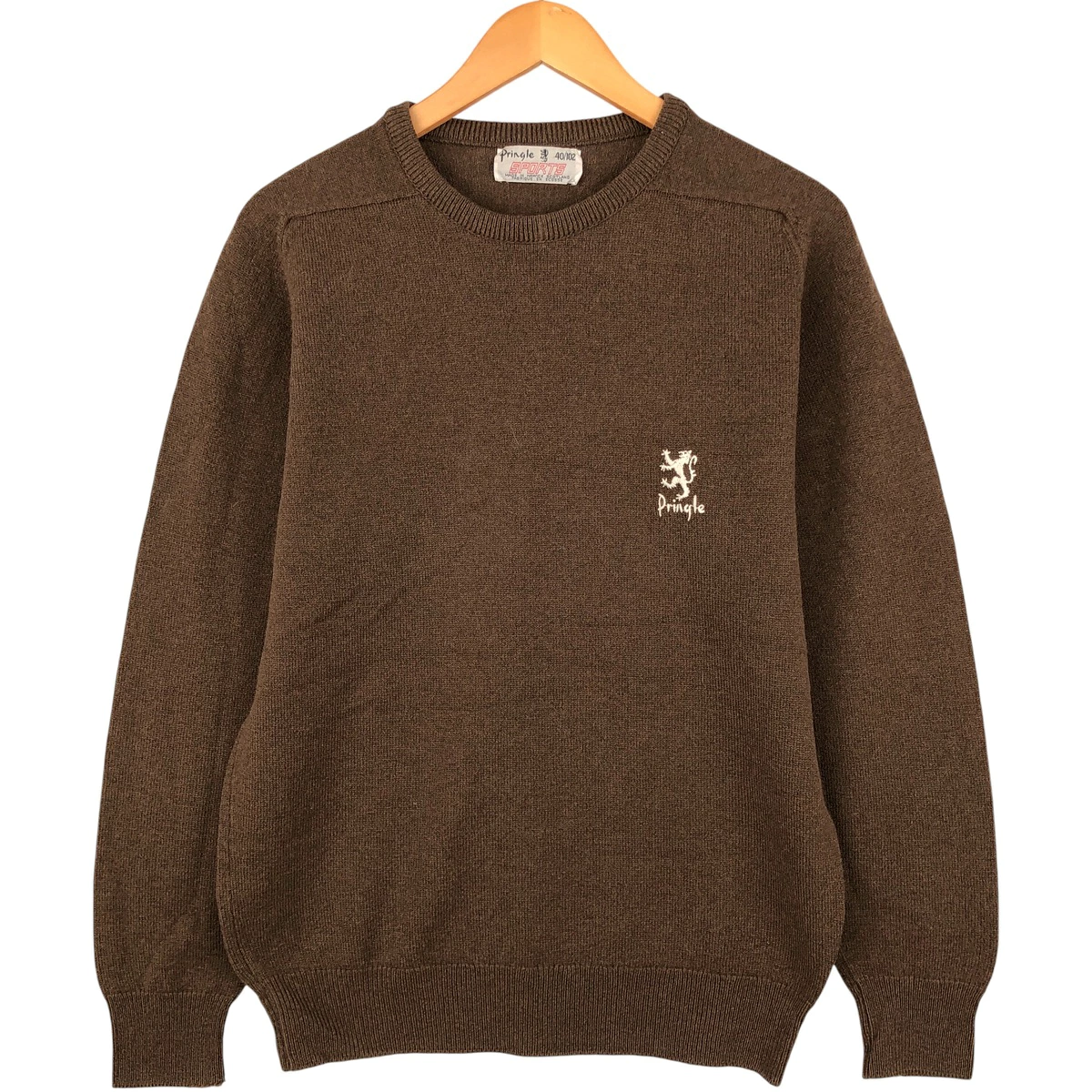 古着 ～80年代 Pringle ウールニットセーター スコットランド製 メンズ