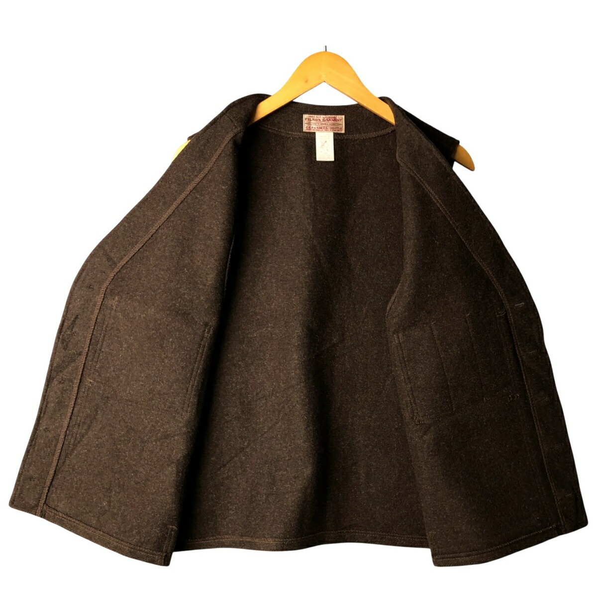 古着 80～90年代 フィルソン FILSON マッキーノ ベスト 前開き ウール