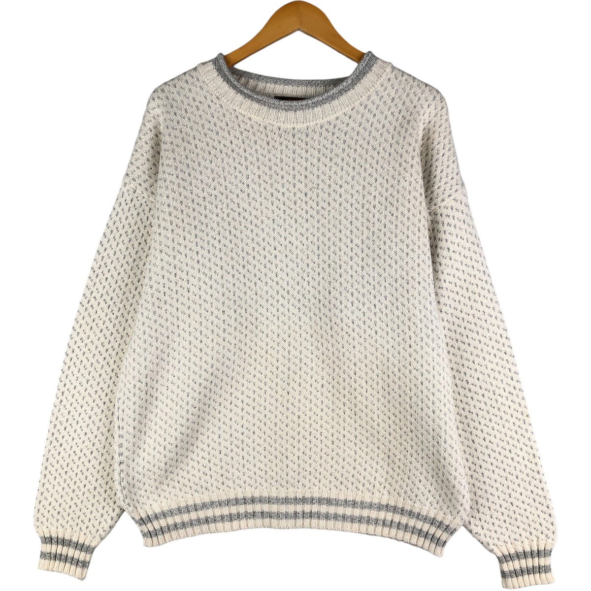 古着 80～90年代 エディーバウアー Eddie Bauer 黒タグ バーズアイ柄