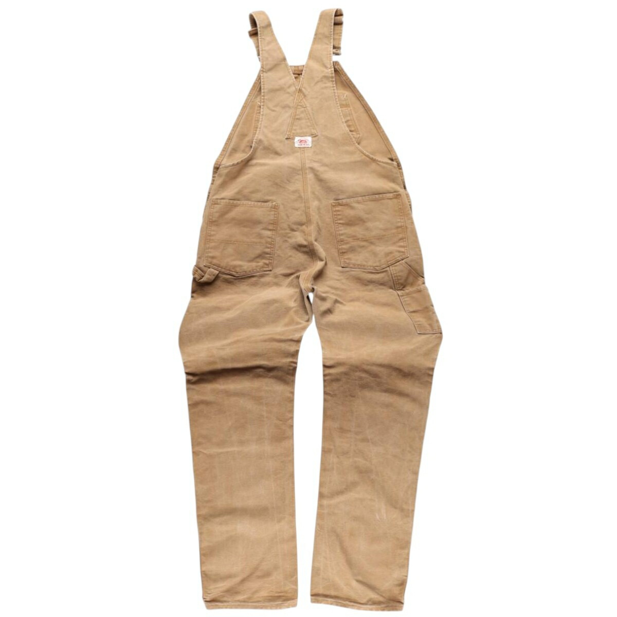 古着 ラウンドハウス Round House ダブルニー ダック オーバーオール