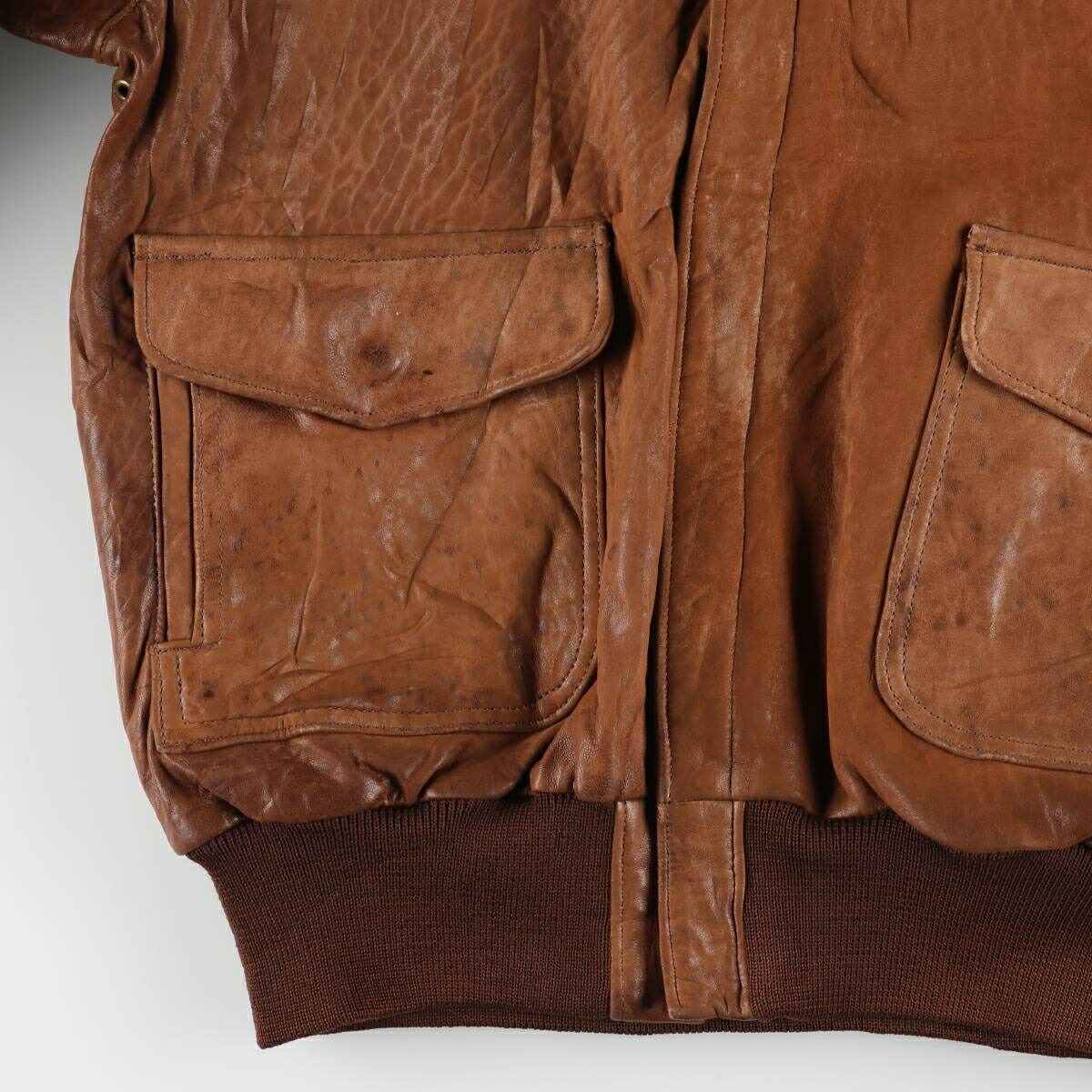 古着 80～90年代 ゴールデンベア GOLDEN BEAR A-2タイプ レザー