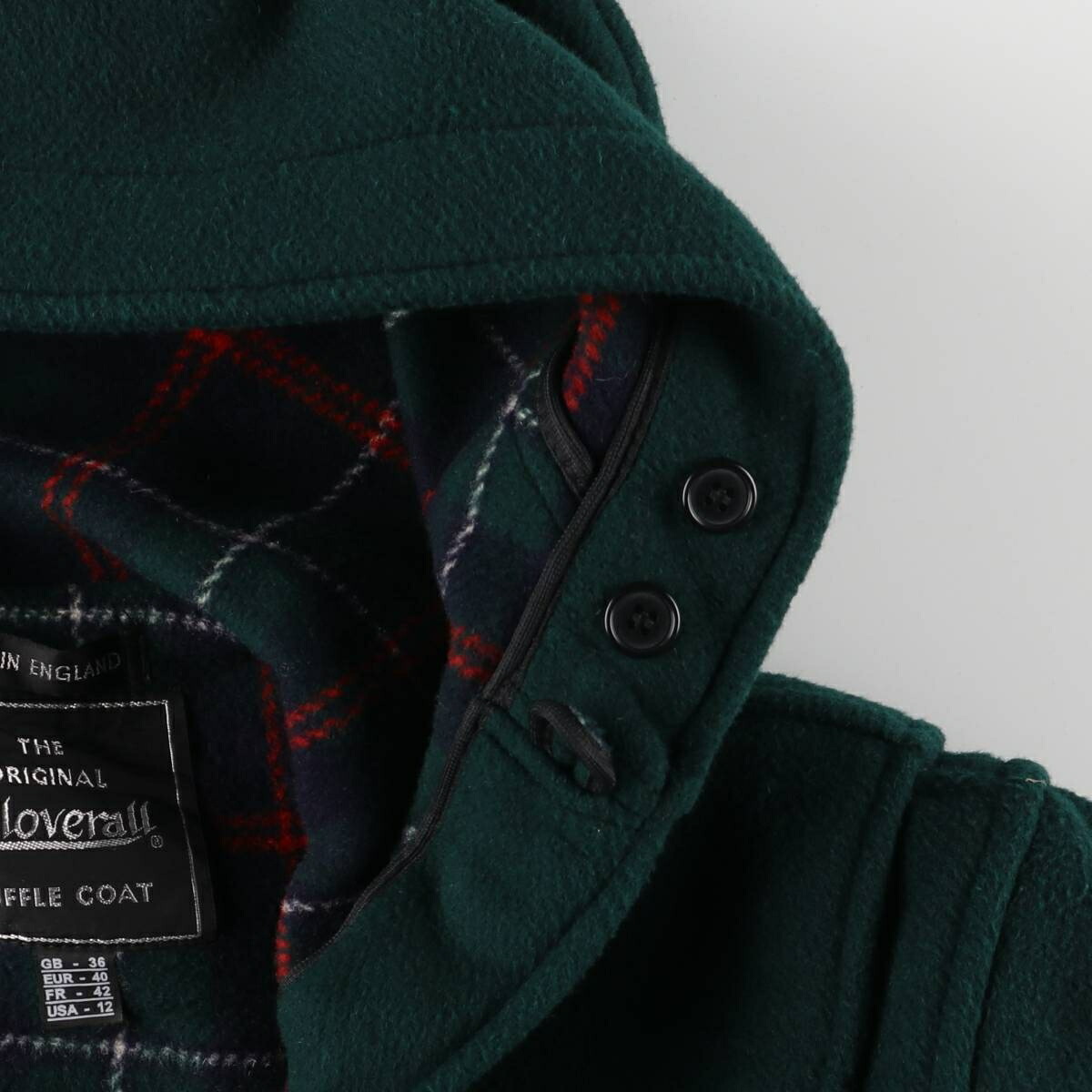 古着 80年代 グローバーオール GLOVERALL ダッフルコート 英国製