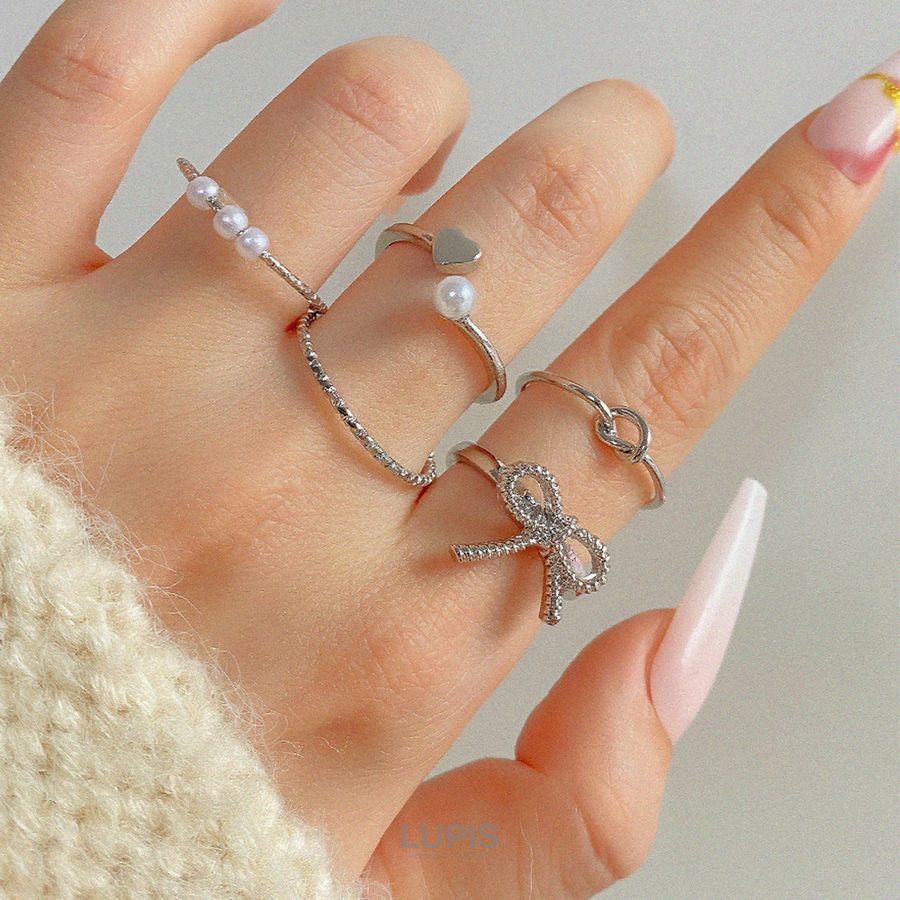 リボンリングセット - リング・指輪を激安で通販販売 | プチプラ