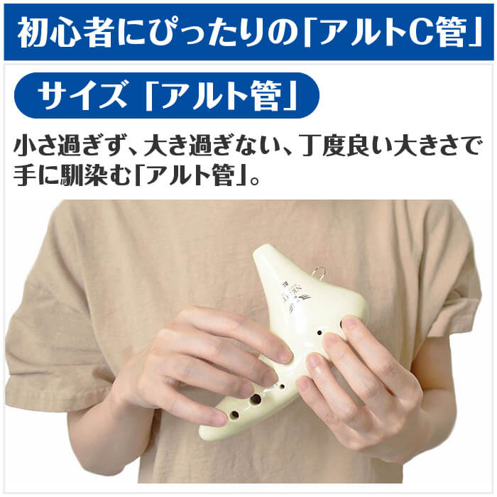 楽天市場】オカリナ 初心者セット (教則本付属 6点) ナイトオカリナ