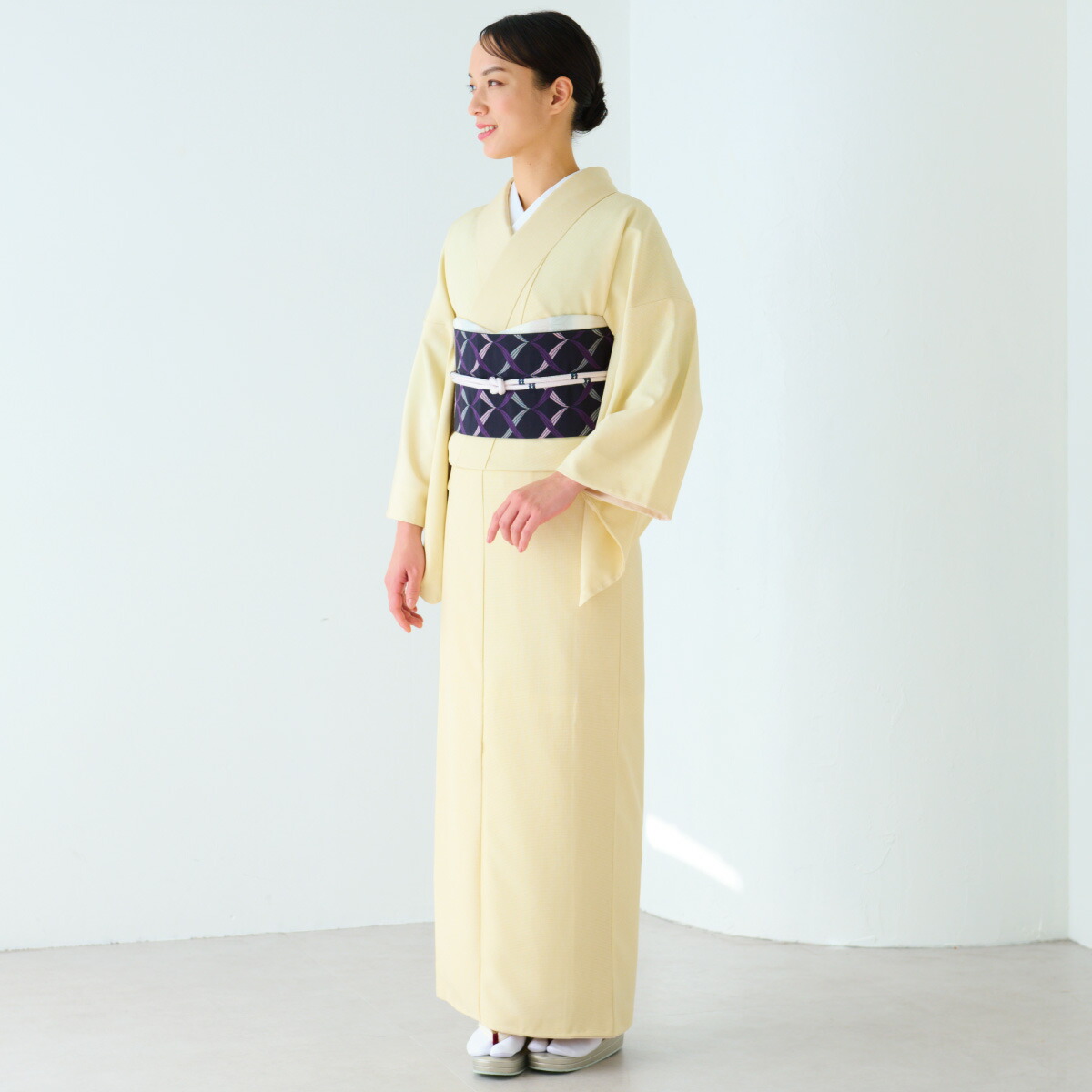 ☆25％OFF☆【CHIKUMO-千雲-】洗える着物 東レシルック江戸小紋 角通し