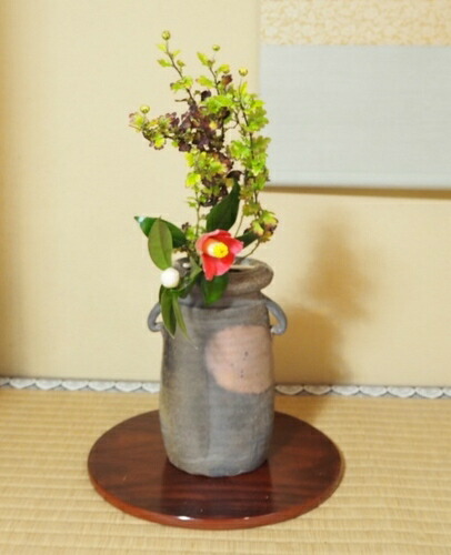 楽天市場】備前焼 耳付窯変花入 伊勢崎紳 : 京都 茶道具 出野祐