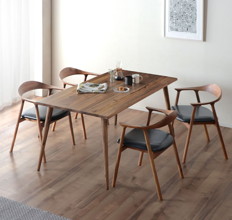 木製ダイニングテーブル 5点セ ダイニングセット5点｜ダイニングセット