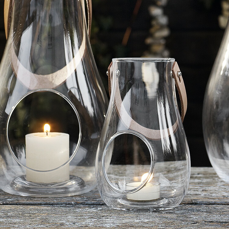 ホルムガード HOLMEGAARD Design With Light ランタン クリア H16cm