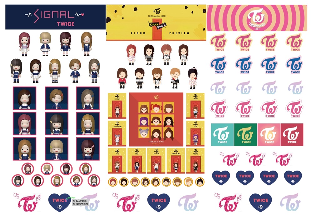 楽天市場】[おまけ付き] TWICE グッズ A4 シール FANCY YOU、What is