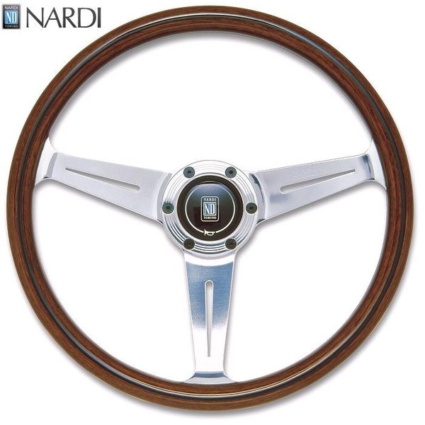 楽天市場】NARDI ナルディ N162 クラシック ウッド&シルバースポーク