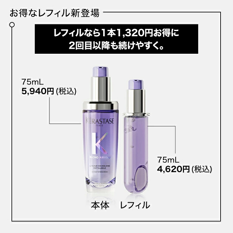 楽天市場】ヘアオイル ユイル シカエクストリーム 75mL◇洗い流さない