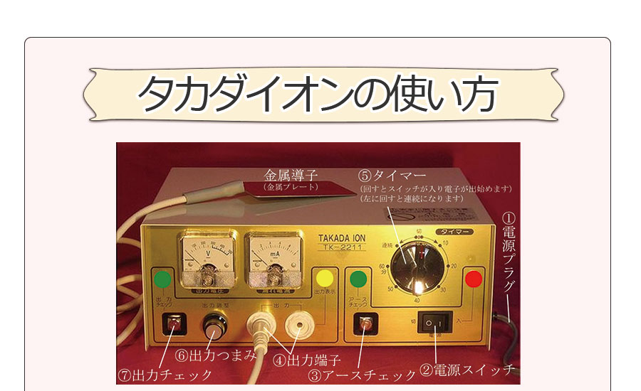 楽天市場】【正規品・メーカー1年保証】タカダイオン 電子治療器 TK