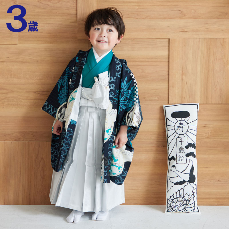 楽天市場】【レンタル】七五三 着物 男の子 3歳 「BY107 ジャパン