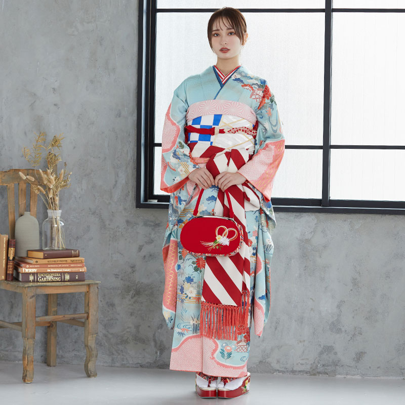 楽天市場】成人式早割クーポン10％オフ【振袖 レンタル】RS773 正絹