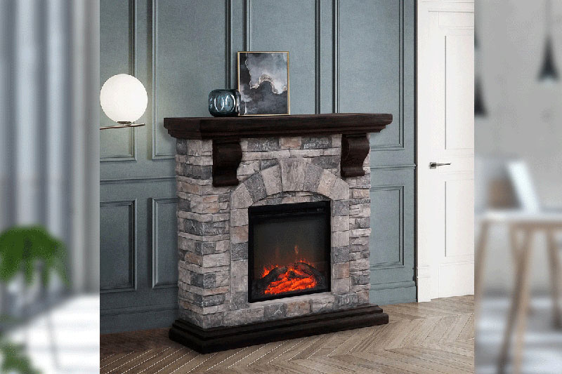 楽天市場】電気式暖炉 ロイドグランデ パイオニアII グレーストーン 18