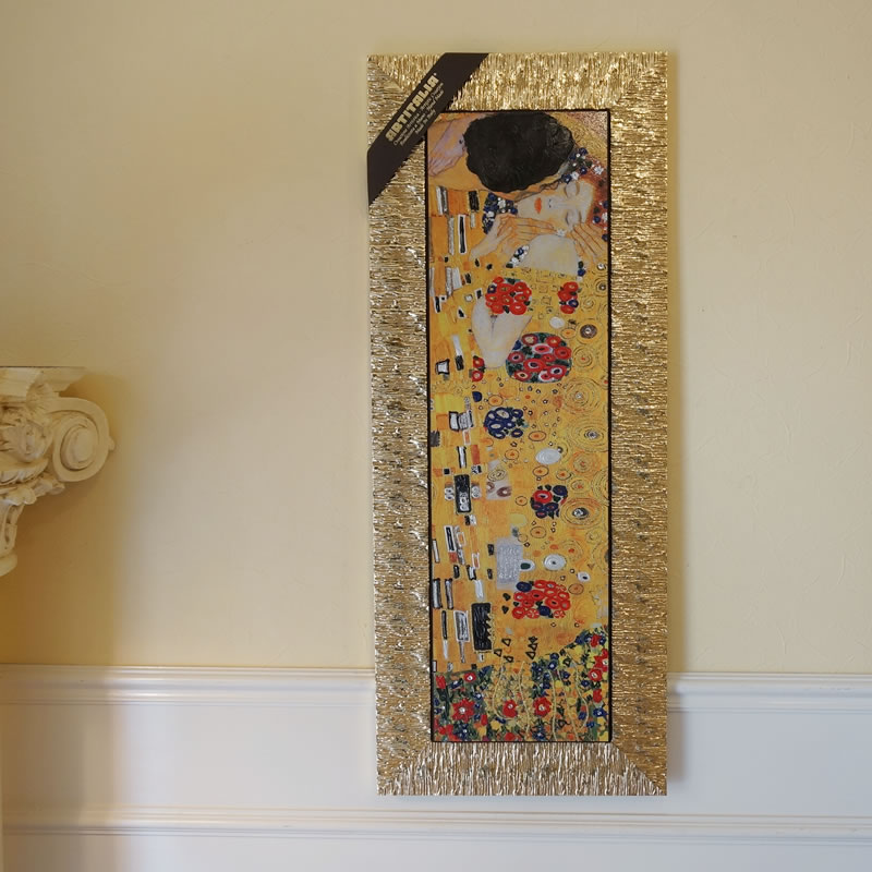 ◎イタリア 23金 クリムト 3Dアート 希少品 高級インテリア ◎イタリア
