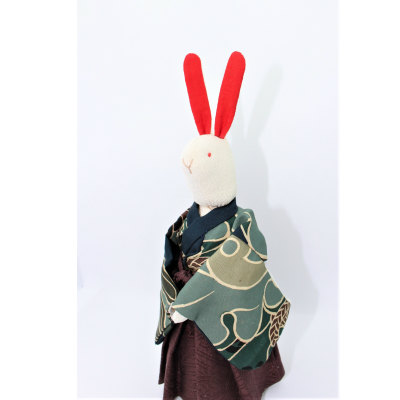 楽天市場】うさぎ立雛 ひな人形 ひな祭り 兎 ドール 置物 手作り 和