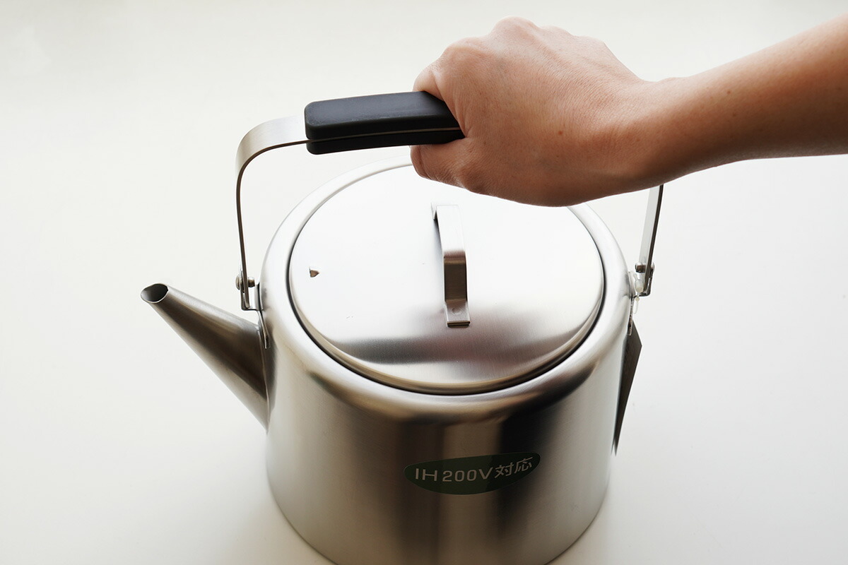 工房アイザワ ブラックピーマン200V ストレートケトル（サテン）日本製