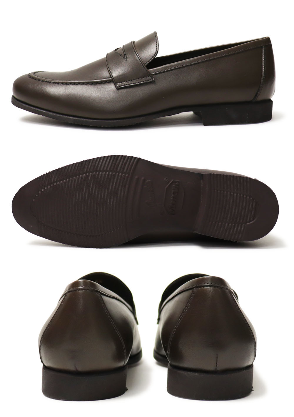 フェランテ / FERRANTE / ISEO / レザー ローファー【ブラウン