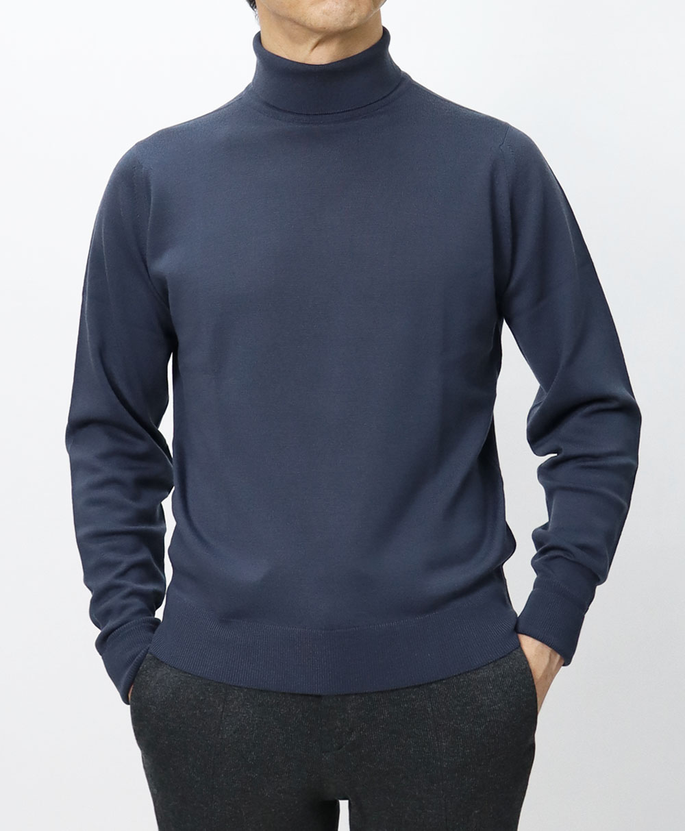 ジョンスメドレー / JOHN SMEDLEY / A4588 / タートルネック ニット