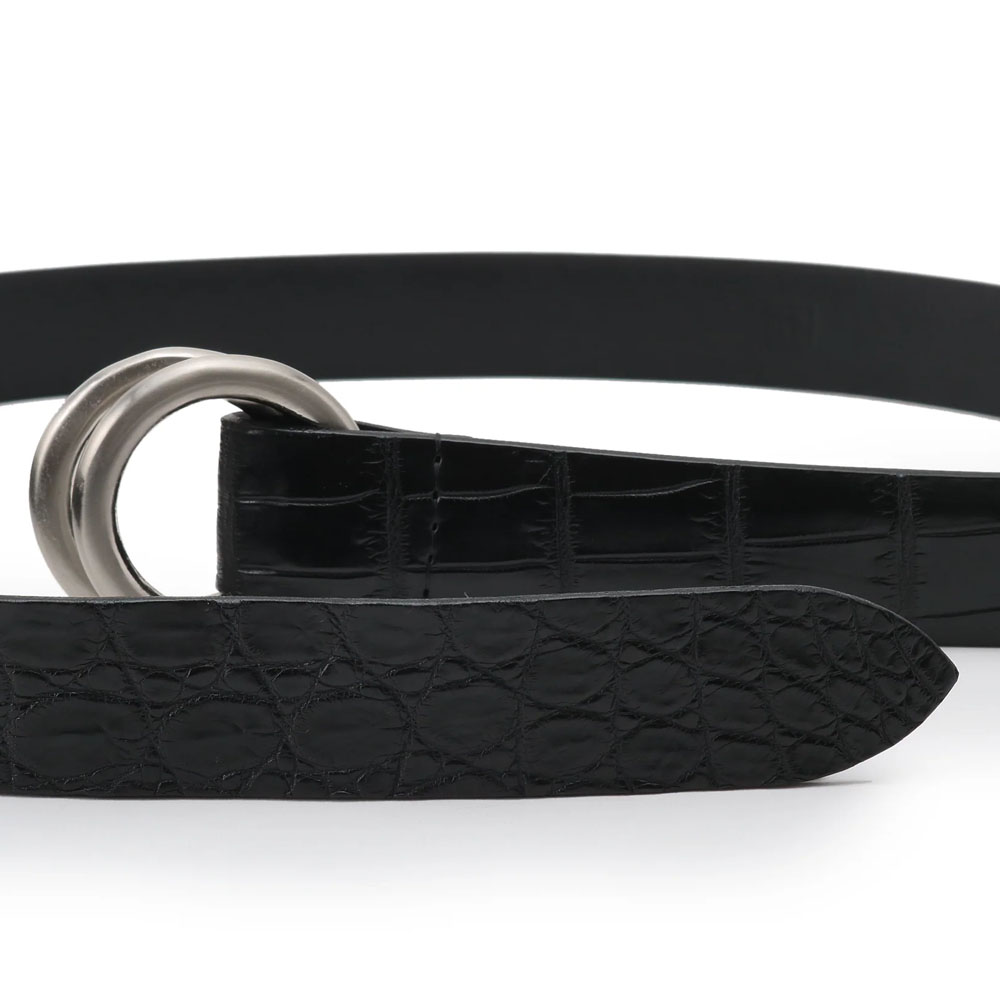 ミ*ン様 【THE SOLE 】レザーベルト 黒 ボックス付き ミ*ン様 THE