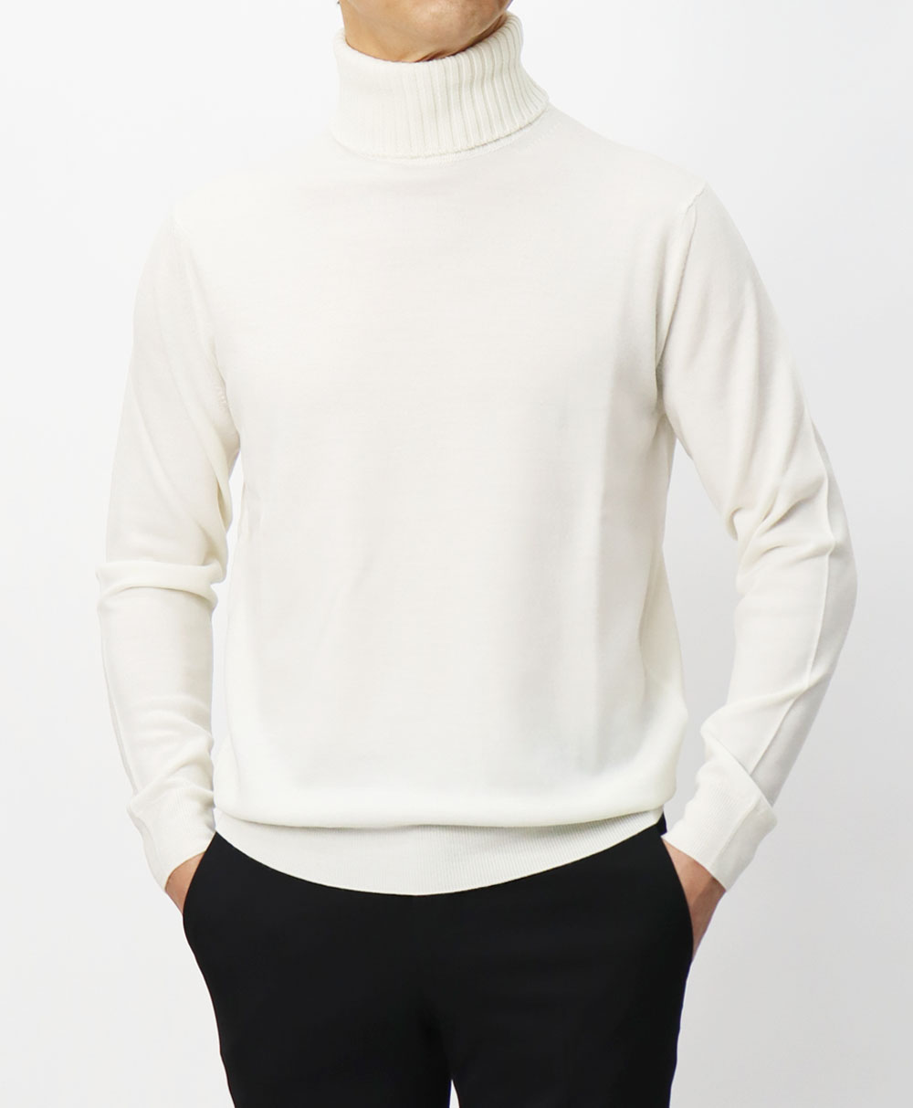 クルチアーニ / Cruciani / タートルネック ニット / ウール 編地