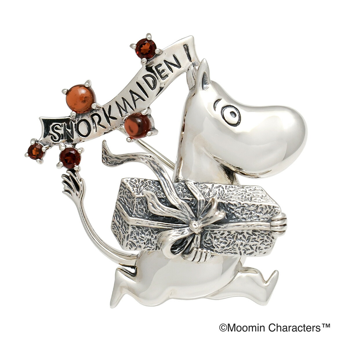 楽天市場】碌山 走るムーミン ブローチペンダント 公式 ムーミン×碌山