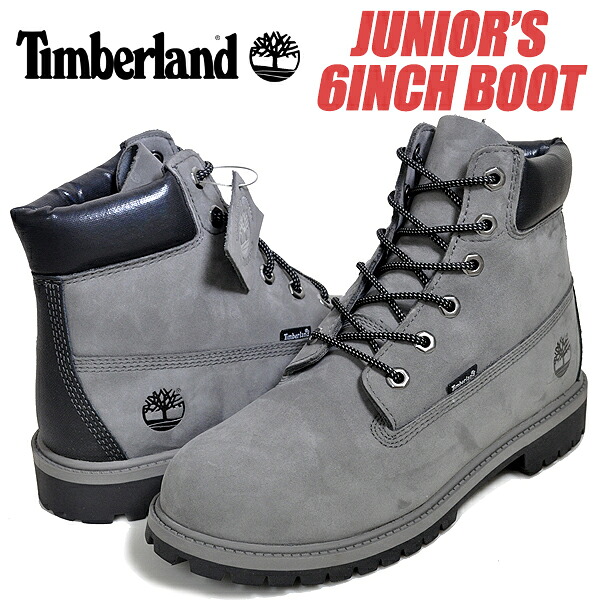 楽天市場】Timberland JUNIOR'S 6INCH BOOT MEDIUM GREY NUBUCK a2kc6