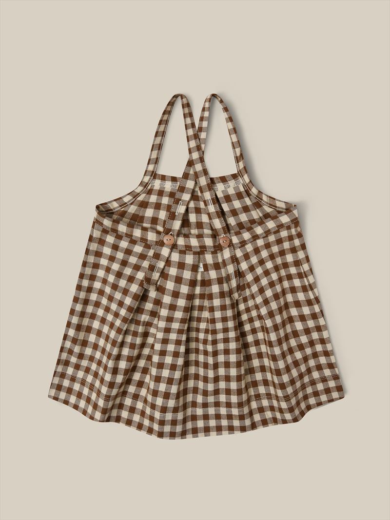 楽天市場】オーガニックズー Chestnut Gingham Tribe Skirt 3-4歳