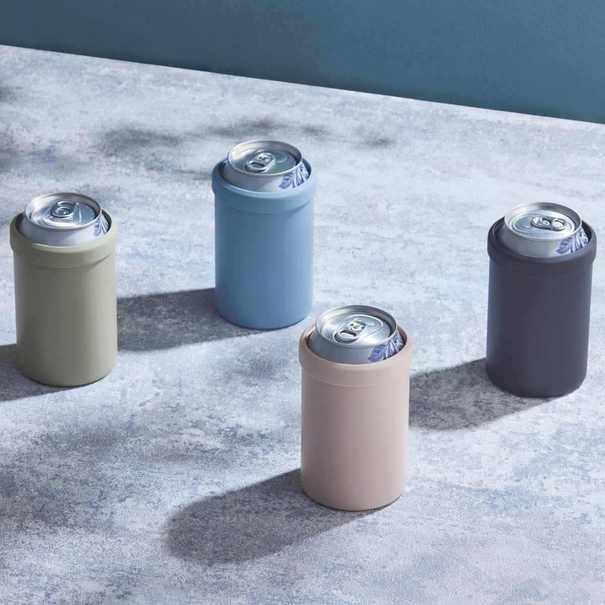 楽天市場】缶ホルダー 350ml 保冷 STOS 缶クーラーケース ステンレス