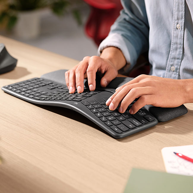 楽天市場】ロジクール ERGO K860 エルゴノミック スプリット