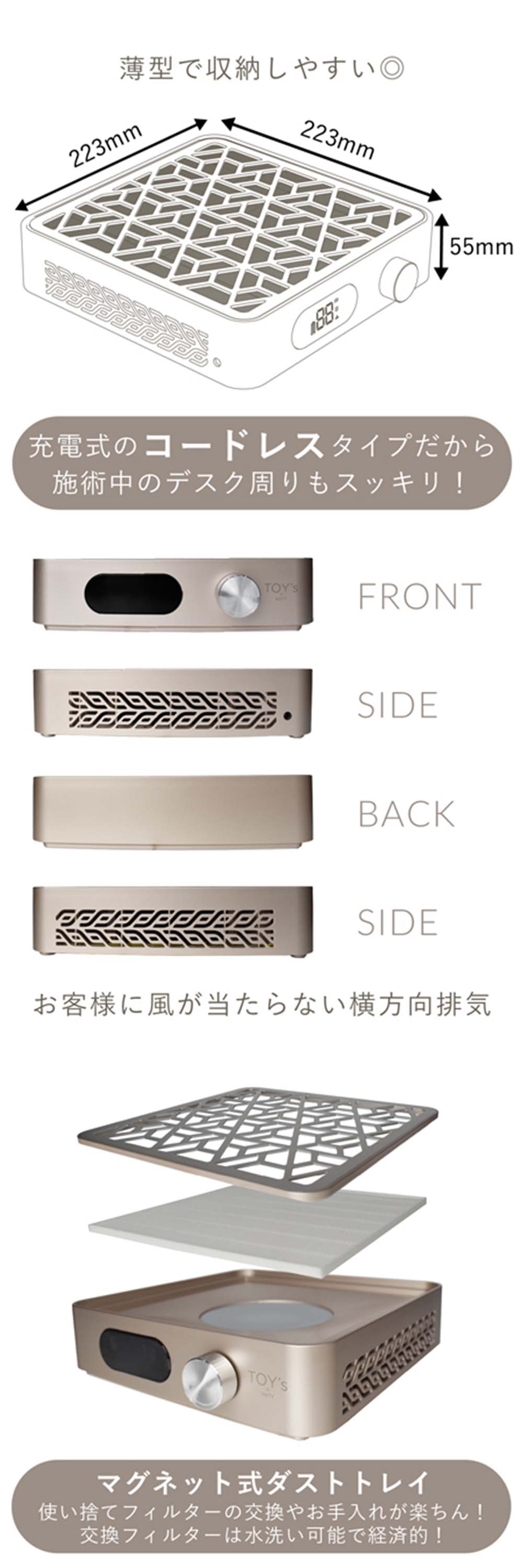 楽天市場】TOY's × INITY コードレスハイパワーダストコレクター 充電