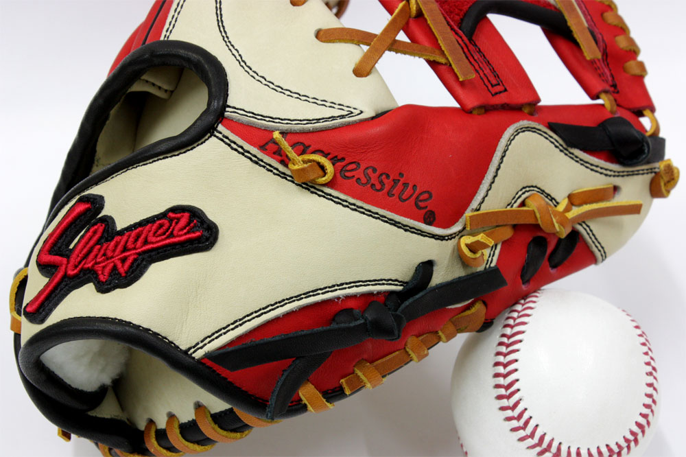 久保田スラッガー オーダー軟式グローブ 25MS W-43 レッド×クリーム