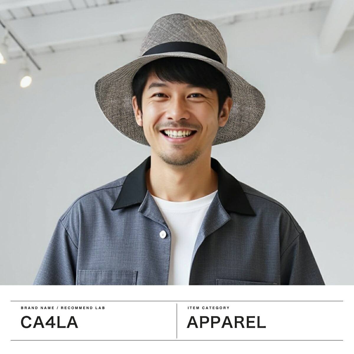 CA4LA カシラ 帽子 ハット メンズ レディース バケットハット 中折れ