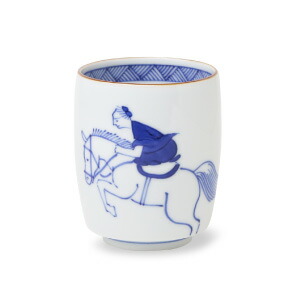 楽天市場】上出長右衛門窯 湯呑 笛吹 馬術 九谷焼 干支 午年 馬 正月