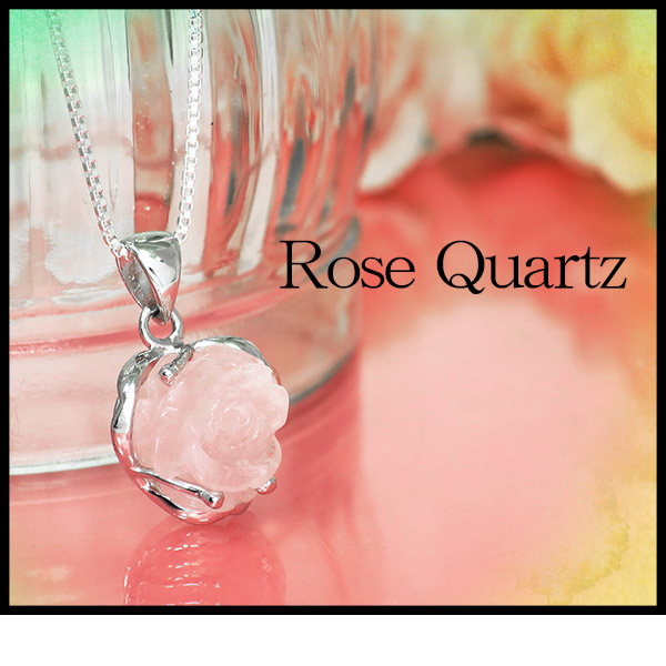 楽天市場】ローズクォーツ 薔薇 カット シルバー ペンダントトップ